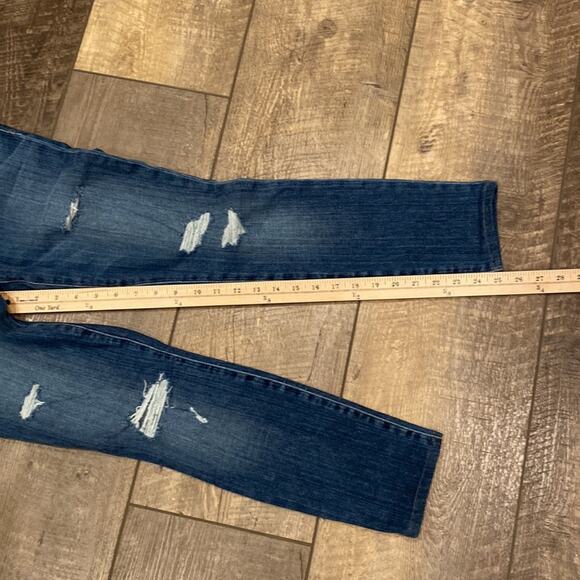 JOE'S JEANS Low Rise Distressed Skinny Jeans Size 26 - Picture 4 of 7